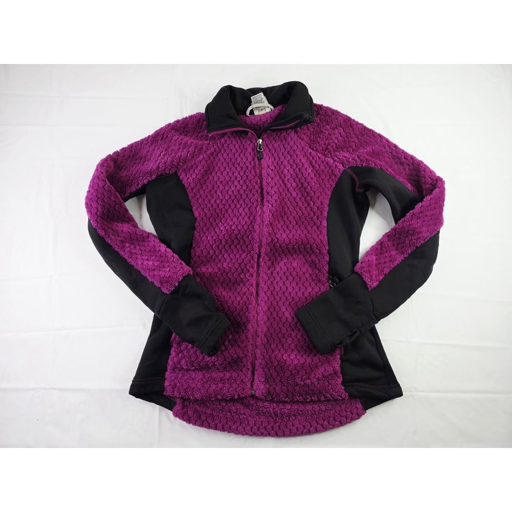 Women's Avalanche Fleece Full Zip Purple Sweater Jacket Size Medium